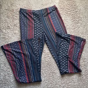 Pattern Flare Tights